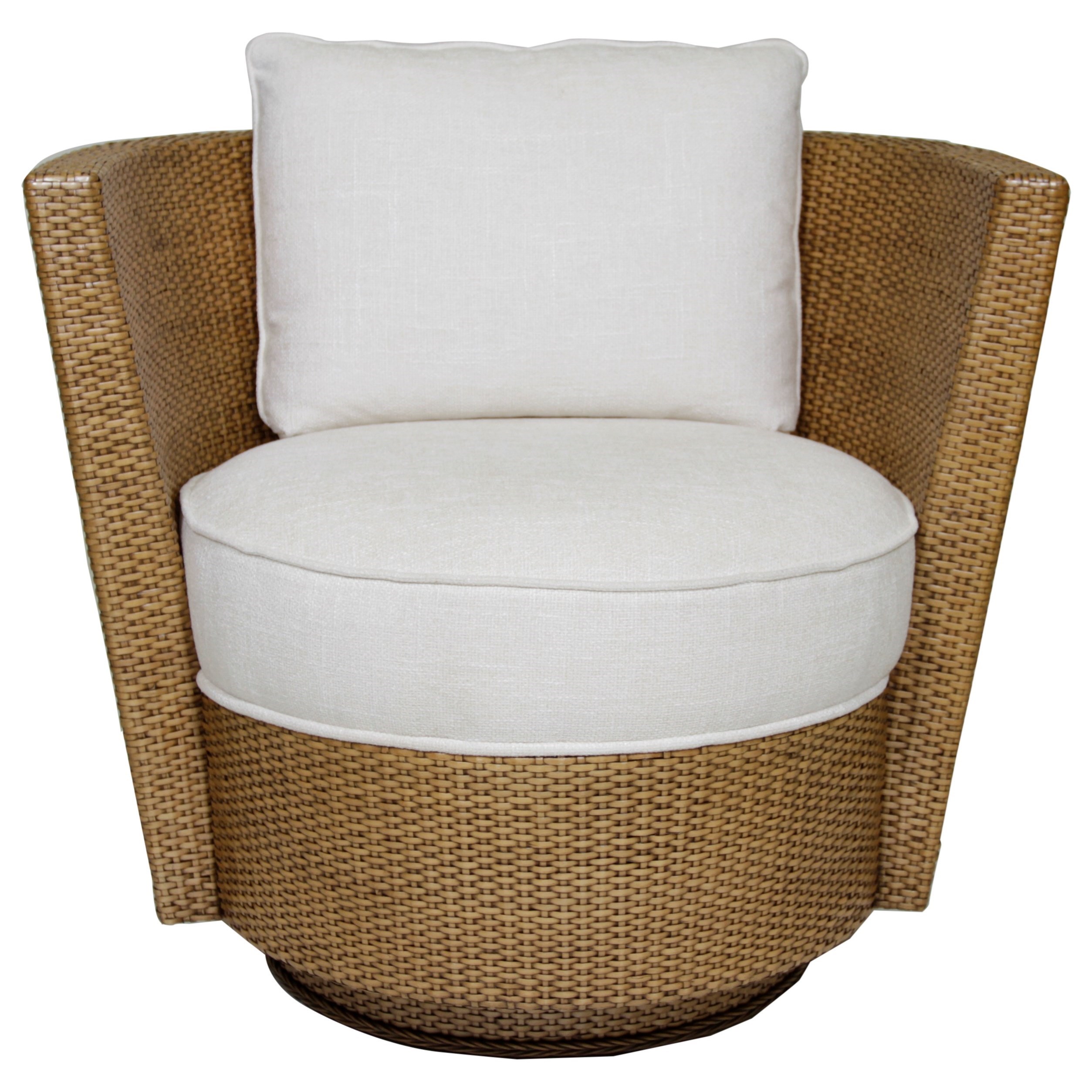 Tommy Bahama Home Twin Palms 195311SW Tarpon Cay Rattan Swivel Chair